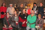 Higgins Armory Museum - some of the SCA folk who visited December 21, 2013