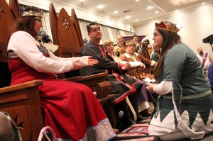 Keziah, Baron Stonemarche, receives their Maunche