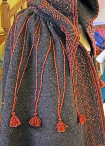 A riding cloak made in the Spanish style by the author. Photo courtesy of Stephanie Miklacic.