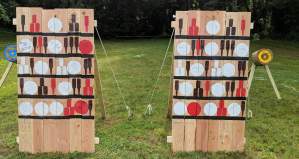 Thrown Weapons Tourney targets